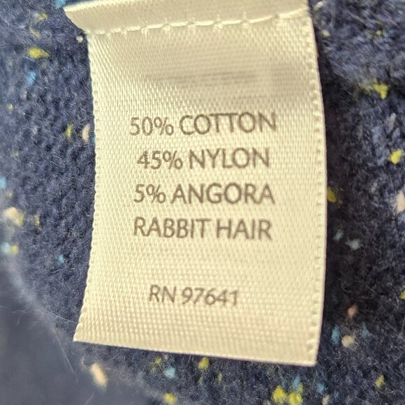 J. Jill Angora Rabbit Blend Cardigan Sweater Women's Speckled Knit Grandma XS - Picture 5 of 6